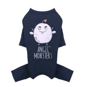 Puppy Angel Monster Overalls - Navy Medium